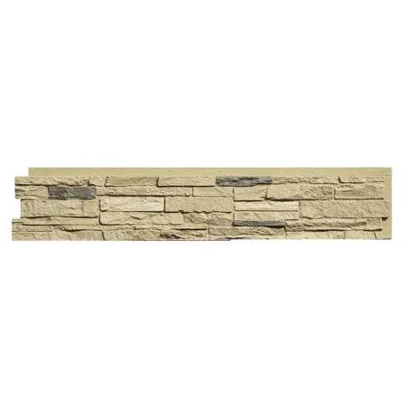NextStone Faux Polyurethane Stone Siding Panel - Sahara, Beige