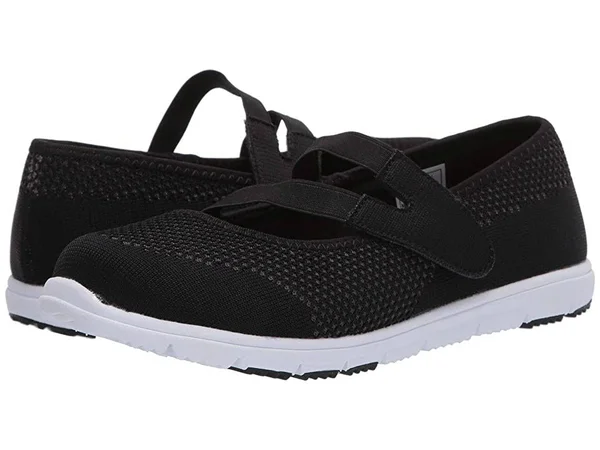 Propet Women's TravelWalker Evo Mary Jane - Size: 7.5, Black Mesh