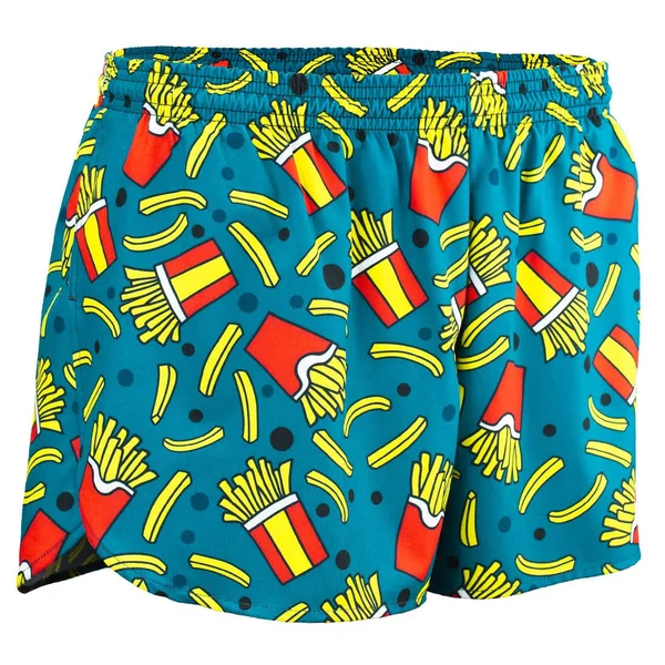 Men's French Fries 3x22 Half Split Shorts