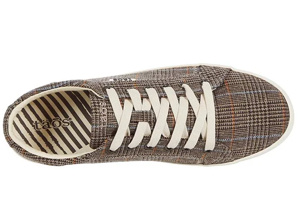 Taos Star Brown Plaid Women's Brown Plaid, 8.5, M