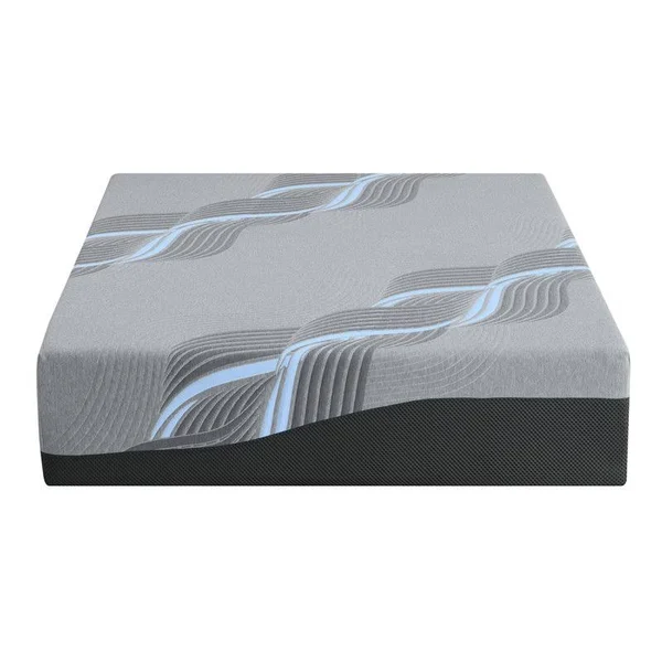 Wallace & Bay Cielo 14 in. Cooling Gel Memory Foam Mattress - Size: Full, Gray