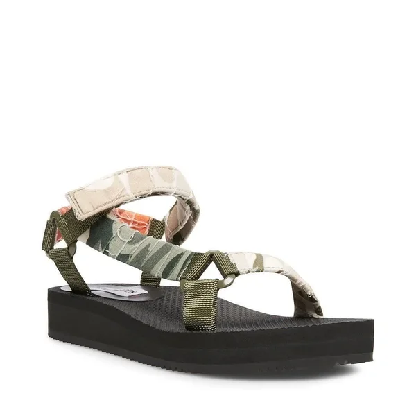 Henley Camouflage Sandals by Steve Madden - Size 5