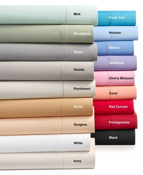 Charter Club Damask 100% Supima Cotton 550 Thread Count 4 pc. Sheet Set - California King, Created for Macy&s - Cherry Blossom (L