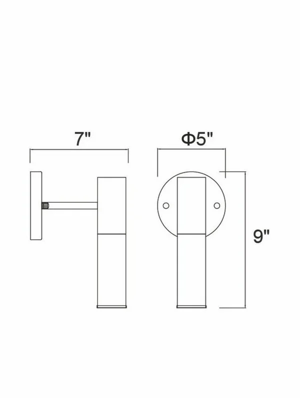 CWI Lighting 1221W7-1-625 1 Light Sconce with Brass Finish