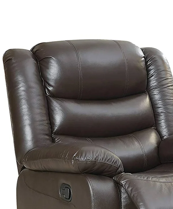 Recliner, Espresso Top Grain Leather Match