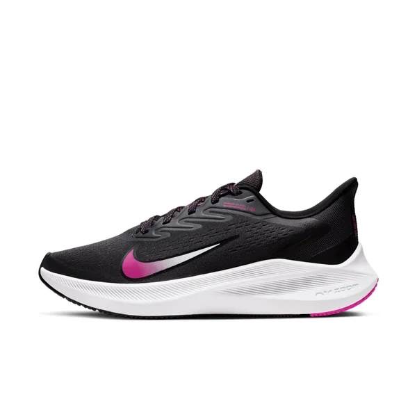 Nike Zoom Winflo 7 Women's Running Shoes, Size: 6, Black