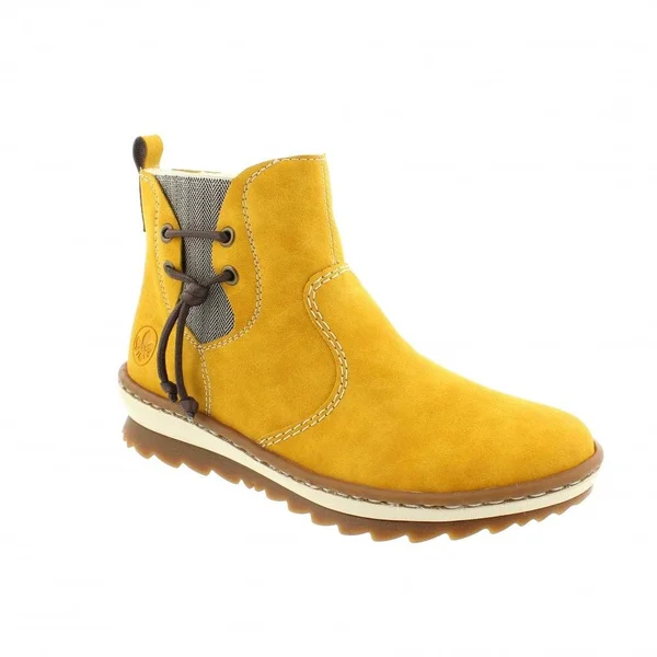 Rieker Z8691-68 Yellow 37 EU Womens Ankle Boots