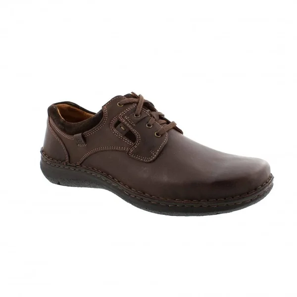 Josef Seibel Anvers 36 43390-994330 Brown Leather Mens Lace Up Shoes