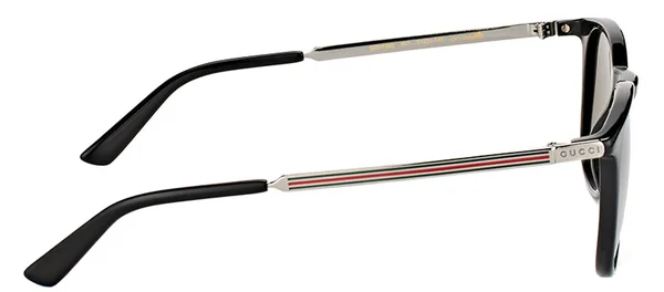 Gucci Gg0136s Sunglasses - Black/Ruthenium (001)