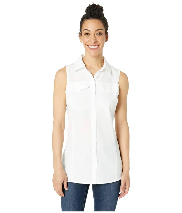 Columbia Women's Silver Ridge Lite Sleeveless Shirt - L - White