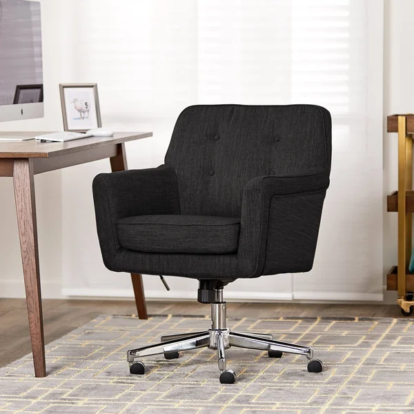 Serta Ashland Home Office Chair - Charcoal Charm