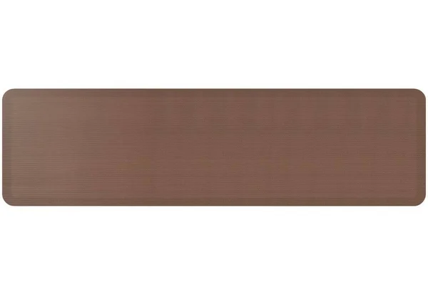 Newlife by GelPro 20x22 x 72x22 Designer Comfort Herringbone Mat in Chestnut