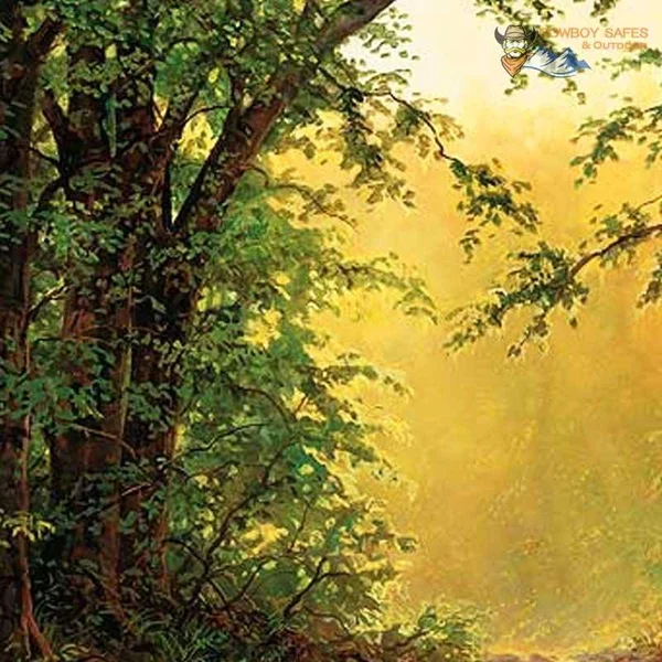Stillwater Creek - Horses Wrapped Canvas by Chris Cummings