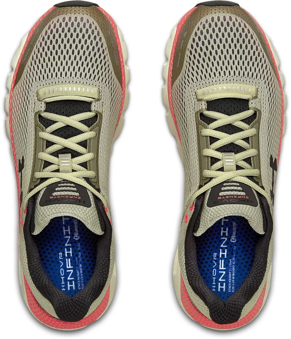 Under Armour Men's HOVR Infinite Running Shoes - Green/Pink