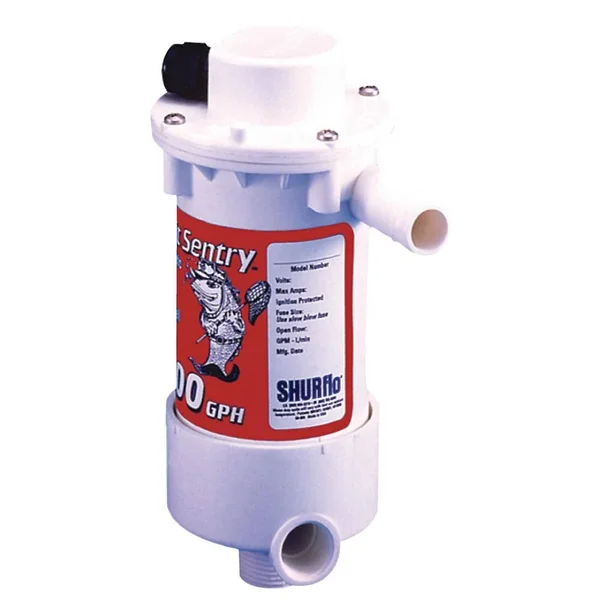 Shurflo Bait Sentry Magnetic Drive Livewell Pump 500 GPH