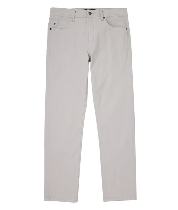 Liverpool Men's Regent Relaxed Straight Peached Colored Twill Jeans in White - Cotton, Size 38/34
