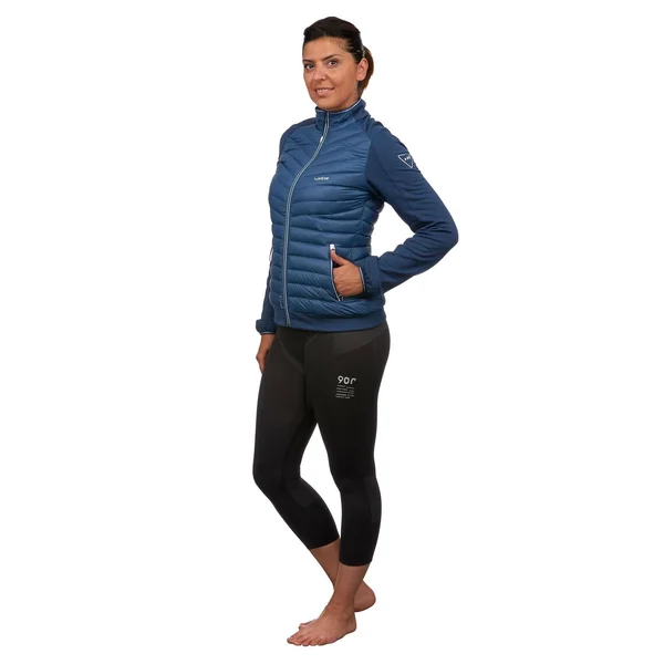 Wedze Women's 900, Skiing 2nd Layer, Jacket in Dark Blue, Size Xs