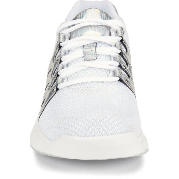 Dexter Womens Kathy White Silver Bowling Shoes 10