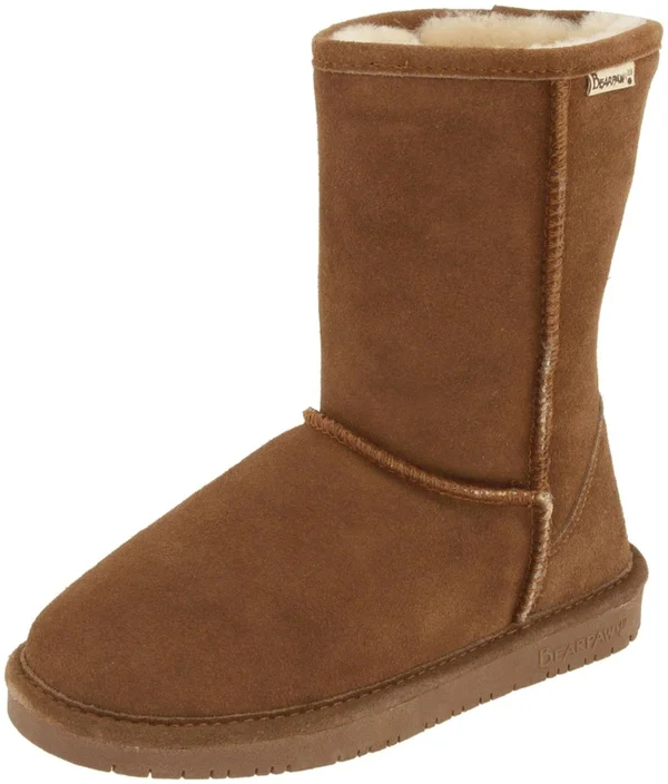 Bearpaw Women's Emma Short Boots, Hickory, 8