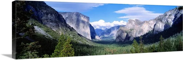 Yosemite National Park CA, Canvas Wall Art, 60x20, Great Big Canvas