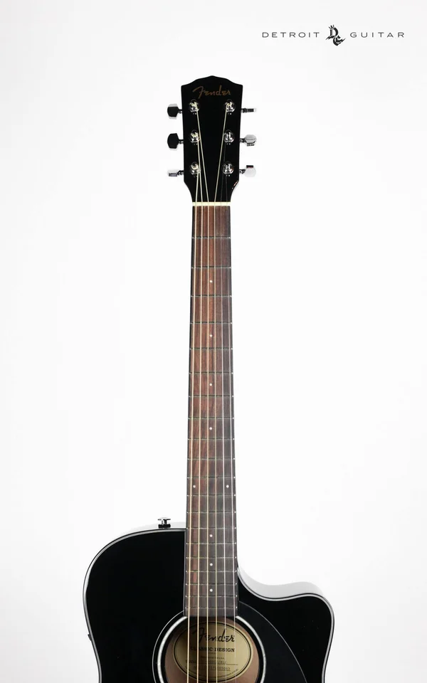 Fender CC-60SCE Concert Acoustic Guitar - Black