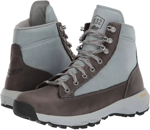 Danner Women's Explorer 650 6 in. Boot Gray, Atlantic Blue 8.5 M