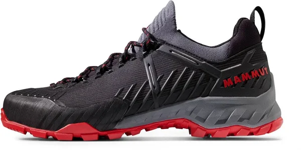 Mammut Alnasca Knit II Low Hiking Shoe - Men's Black/Spicy, 11.5