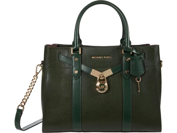 Michael Kors Nouveau Hamilton Large Satchel Moss One Size