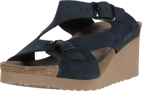 Mephisto Terie Navy Sandalbuck - Women's, Size: 10