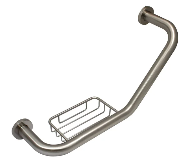 Keeney GB34211BN Reversible Traditional 18x22 Angled Grab Bar, Brushed Nickel, 18x22