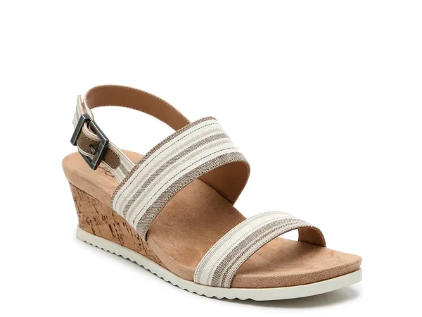 Women's Abella Sicilia Wedge Sandal - Taupe - Size 6