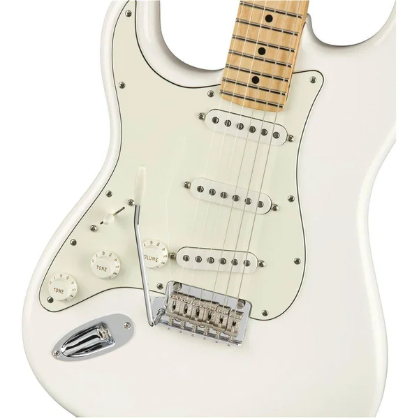 Fender Player Stratocaster Left-Handed Electric Guitar Maple Polar White