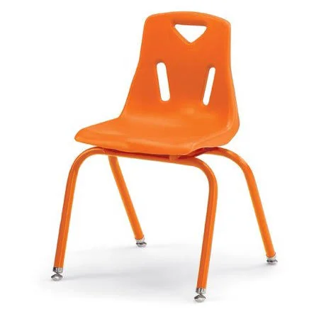Jonti-Craft Berries Plastic Chair (Set of 6) - Orange