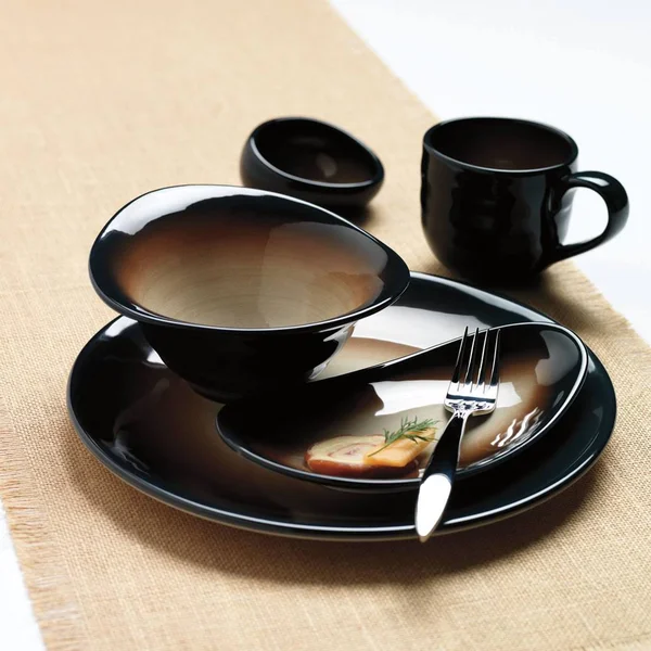 World Tableware PEB-4-T Pebblebrook 6 7/8x22 Tiger Organic Porcelain Plate - 24/Case