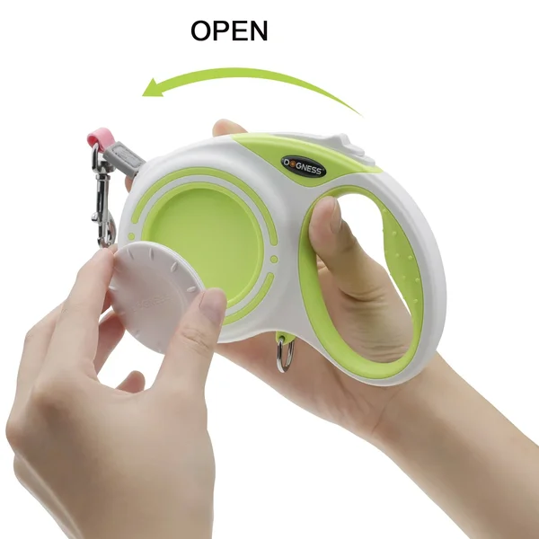 Dogness Smart Retractable Dog Leash Kit, Forest Green, X-Large