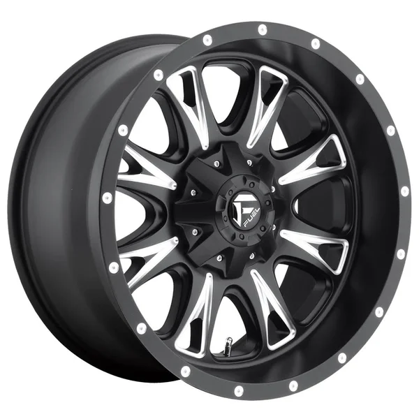 17x9 Fuel D513 Throttle Matte Black Milled D51317909845