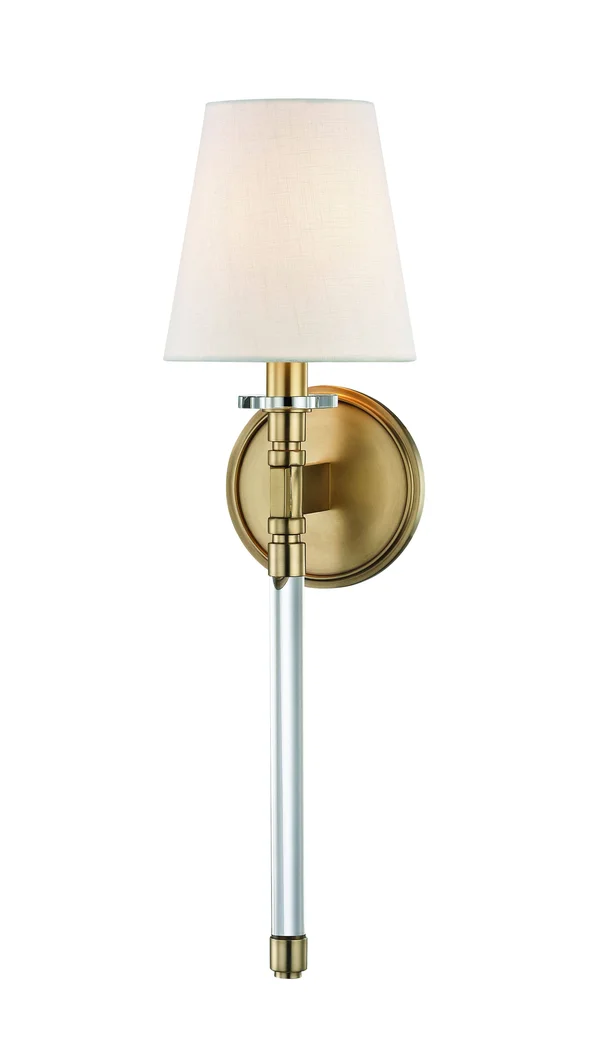 Hudson Valley 5410-AGB Blixen 1 Light Wall Sconce - Aged Brass