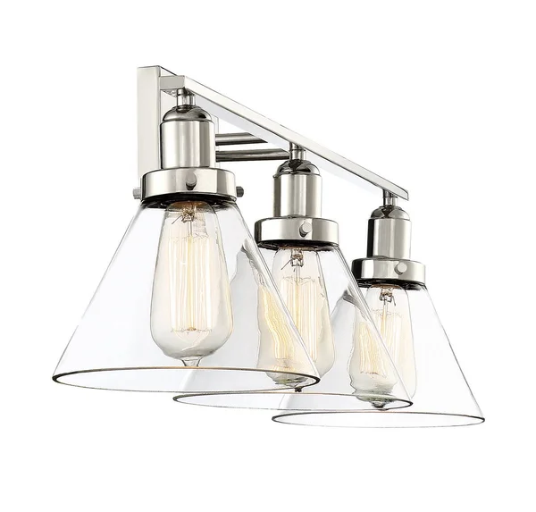 Savoy House 8-9130-3-109 - Drake 3 Light Bath Bar, Polished Nickel