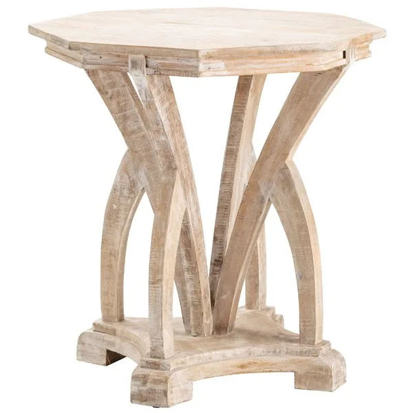 Crestview 28.5x22 Round Accent Table CVFNR782