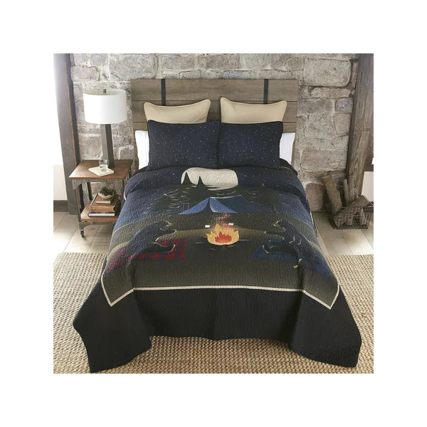 Donna Sharp Bear Campfire Quilt Set, Twin