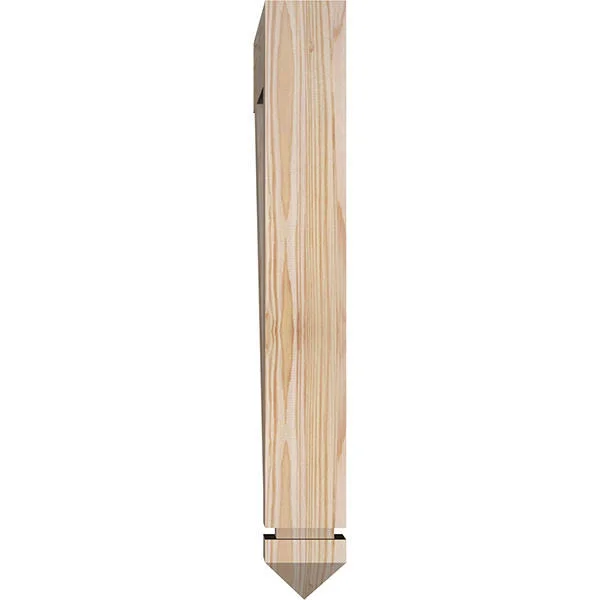 3 1/2x22W x 26x22D x 26x22H Balboa Arts & Crafts Smooth BRACKET, Douglas Fir
