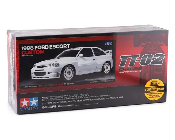 Tamiya TAM58691 1/10 R/C 1998 Ford Escort Custom (TT-02)