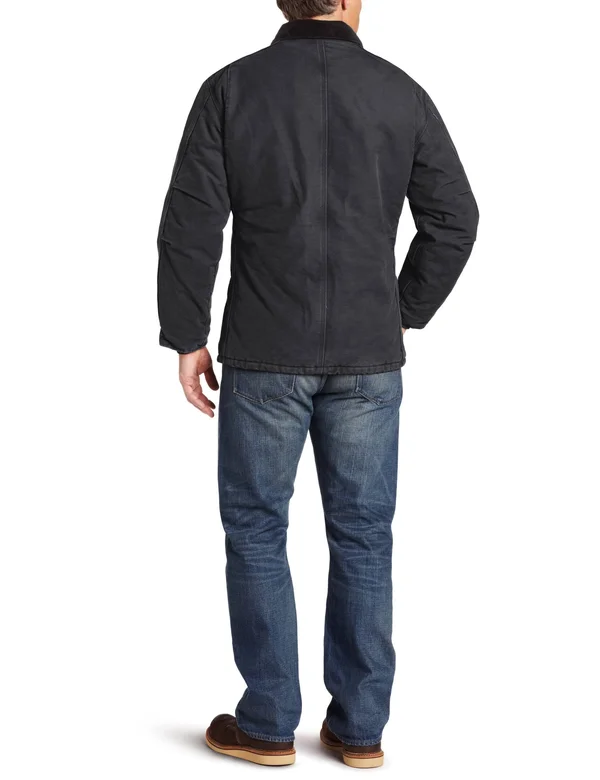 Carhartt Men's Black Sandstone Traditional Coat