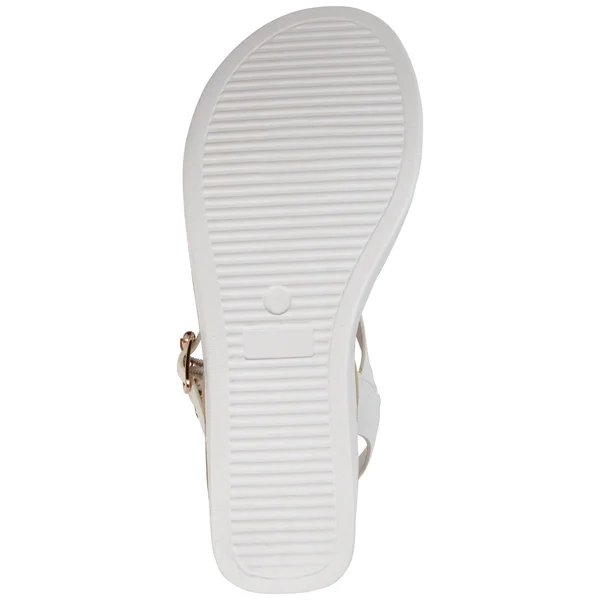 Journee Collection Bianca Women's Wedge Sandals, Size: 11, White