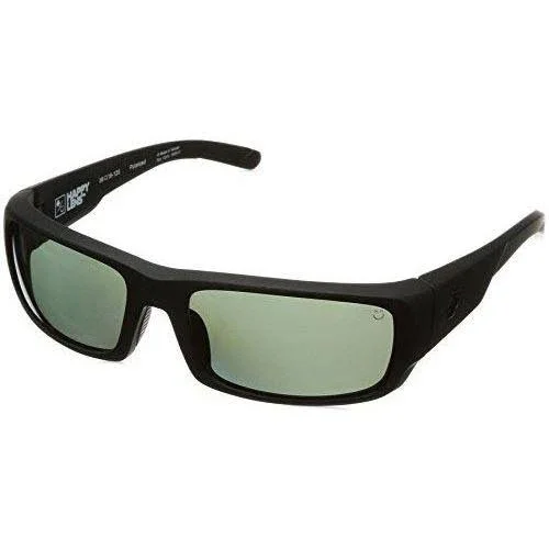 Spy Optic Caliber Soft Matte Black - Happy Gray Green Polar