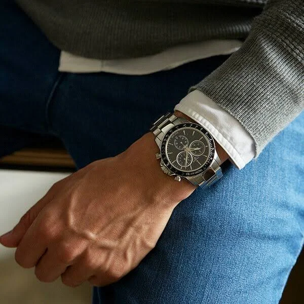 Tissot V8 Quartz Watch Black