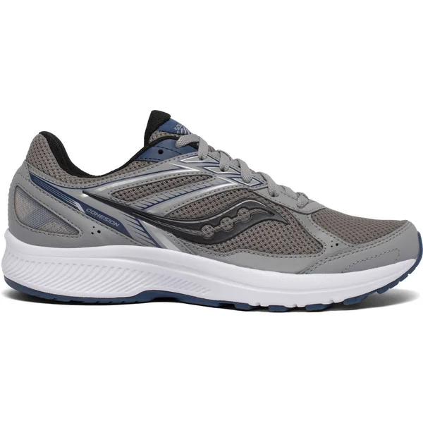 Saucony Men's Cohesion 14 Shoes - Grey Blue in Size 11