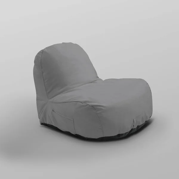 Loungie Nylon Bean Bag Chair Indoor/Outdoor Water Resistant Beige