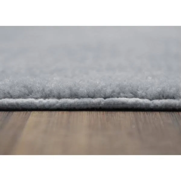 Garland Rug Americana Platinum Gray 21 in. x 34 in. 3-Piece Nylon Bath Mat Set