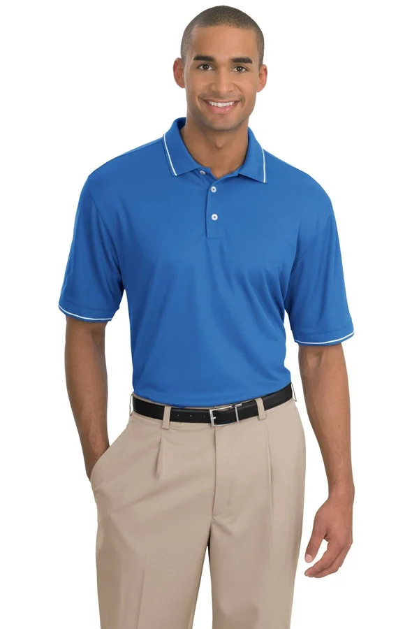 Nike 319966 Dri-Fit Classic Tipped Polo - Pacific Blue - 4XL